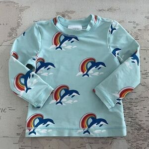 Hanna Andersson Dolphin & Rainbow
Rash Guard Size 2